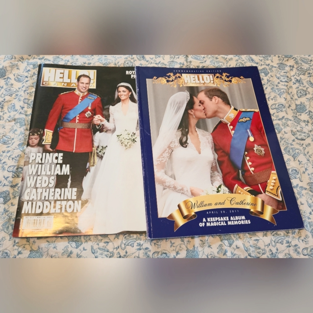 Kate and William Wedding Magazines